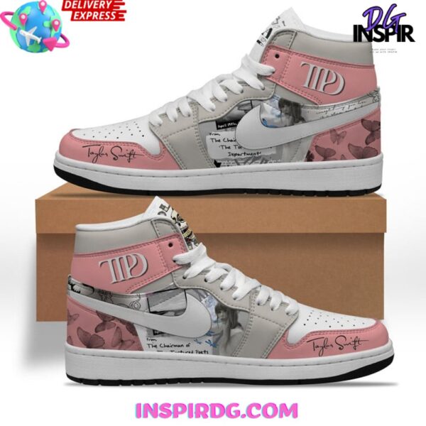 Tubopro Taylor Swift AJ1 High Sneakers Shoes For Men And Women - Image 2