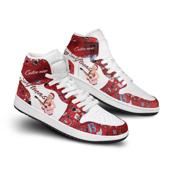 Tubopro Taylor Swift AJ1 High Sneakers Shoes For Men And Women - Image 2