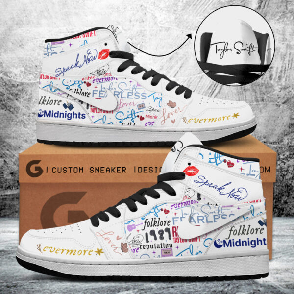 Tubopro Taylor Swift AJ1 High Sneakers Shoes For Men And Women