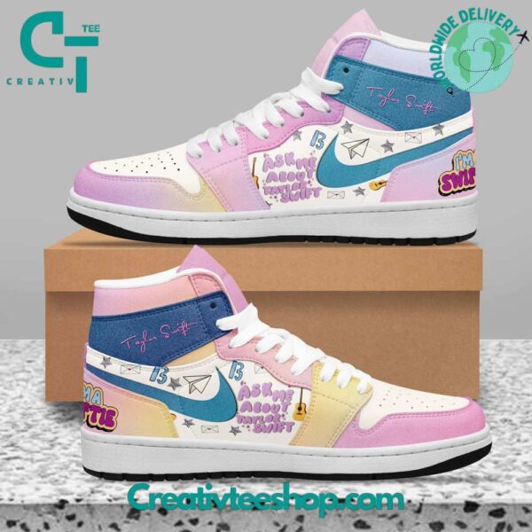 Tubopro Taylor Swift Im A Swiftie AJ1 High Sneakers Shoes For Men And Women - Image 2