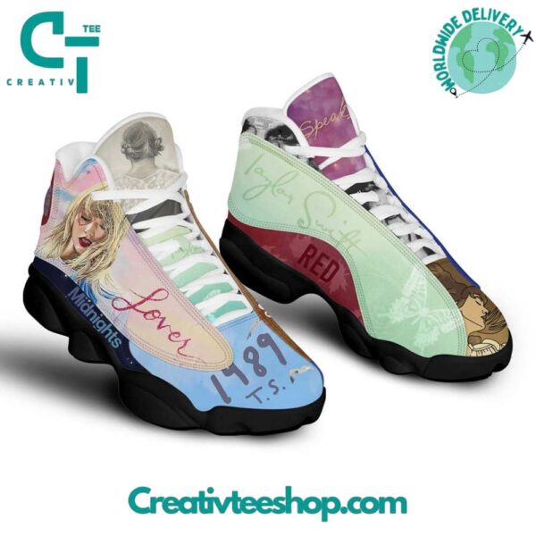 Tubopro Taylor Swift Lover AJ13 Sneakers Shoes For Men And Women - Image 3