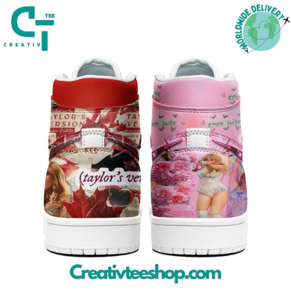 Tubopro Taylor Swift Lover Version AJ1 High Sneakers Shoes For Men And Women - Image 3