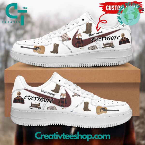Tubopro Taylor Swift The Eras Tour Evermore Air Low-Top Sneakers Shoes For Men And Women
