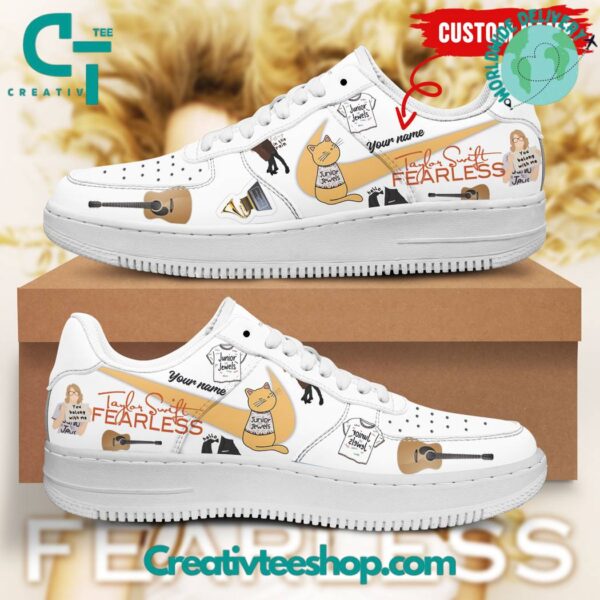 Tubopro Taylor Swift The Eras Tour Fearless Air Low-Top Sneakers Shoes For Men And Women