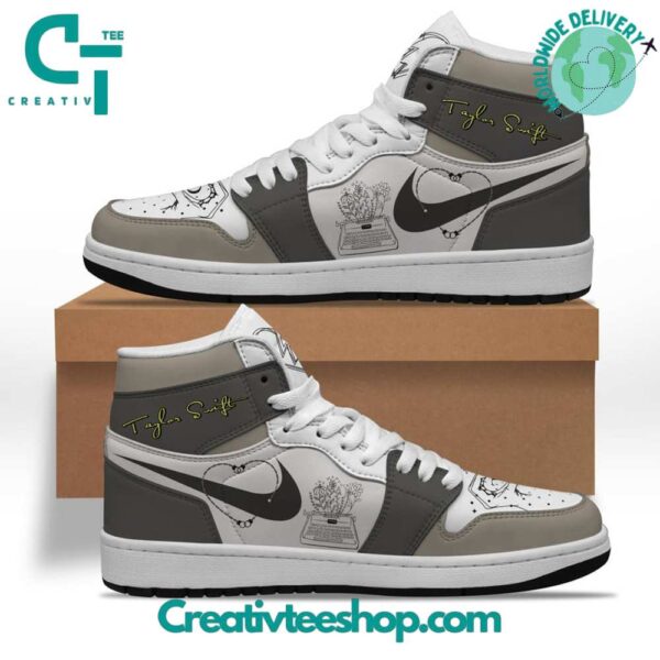 Tubopro Taylor Swift The Tortured Poets Department AJ1 High Sneakers Shoes For Men And Women - Image 3