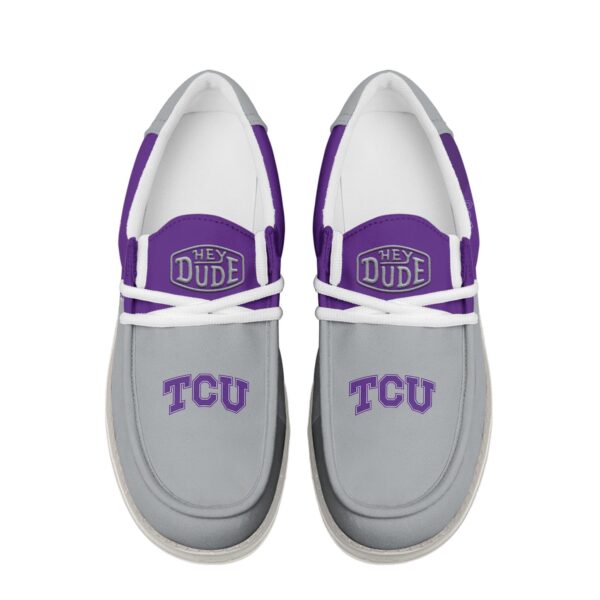 Tubopro TCU Horned Frogs Personalized Hey Dude Shoes For Men And Women - Image 5