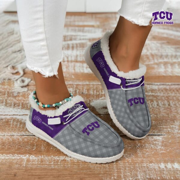 Tubopro TCU Horned Frogs Personalized Hey Dude Shoes For Men And Women
