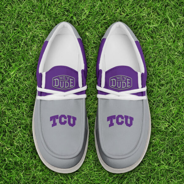 Tubopro TCU Horned Frogs Personalized Hey Dude Shoes For Men And Women - Image 5