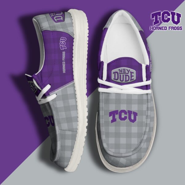 Tubopro TCU Horned Frogs Personalized Hey Dude Shoes For Men And Women