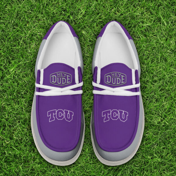 Tubopro TCU Horned Frogs Personalized Hey Dude Shoes For Men And Women - Image 4