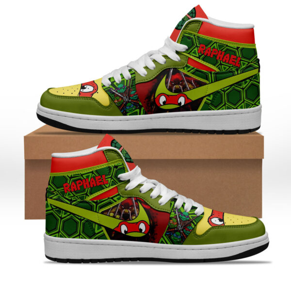 Tubopro Teenage Mutant Ninja Turtles AJ1 High Sneakers Shoes For Men And Women
