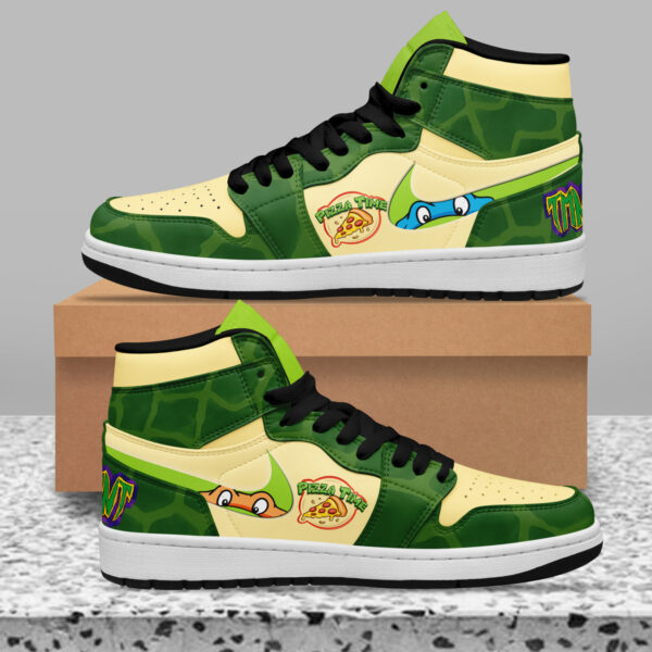 Tubopro Teenage Mutant Ninja Turtles AJ1 High Sneakers Shoes For Men And Women - Image 2