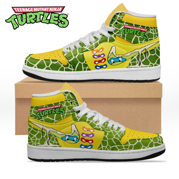 Tubopro Teenage Mutant Ninja Turtles AJ1 High Sneakers Shoes For Men And Women