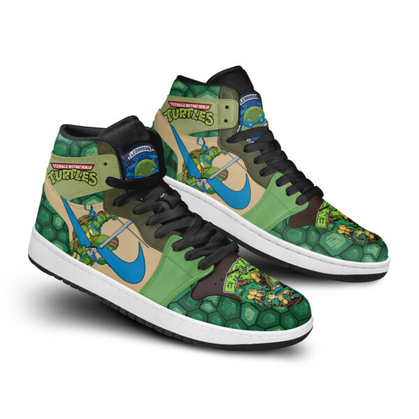 Tubopro Teenage Mutant Ninja Turtles AJ1 High Sneakers Shoes For Men And Women - Image 2