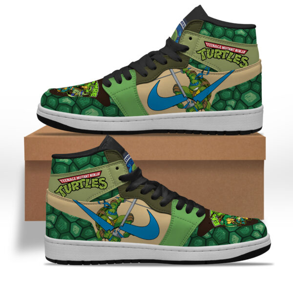Tubopro Teenage Mutant Ninja Turtles AJ1 High Sneakers Shoes For Men And Women