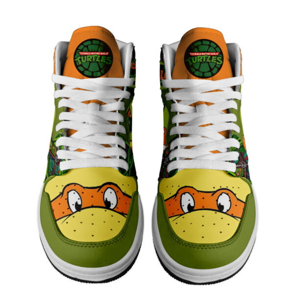 Tubopro Teenage Mutant Ninja Turtles AJ1 High Sneakers Shoes For Men And Women - Image 2