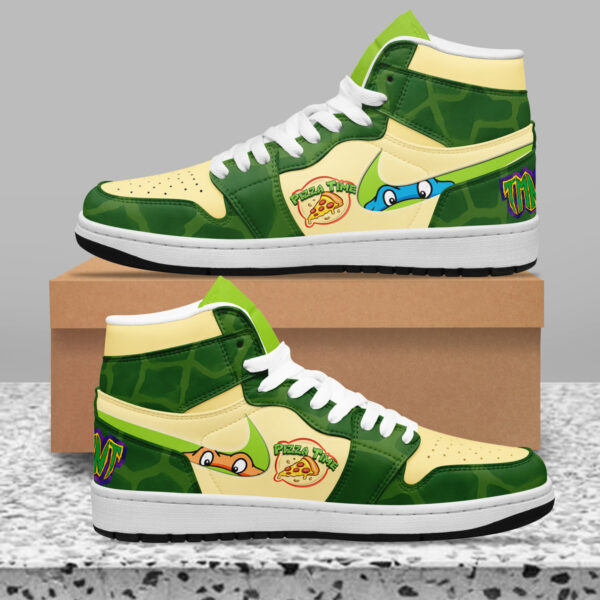 Tubopro Teenage Mutant Ninja Turtles AJ1 High Sneakers Shoes For Men And Women - Image 2