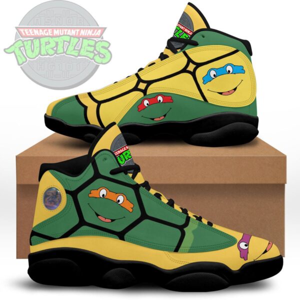 Tubopro Teenage Mutant Ninja Turtles AJ13 Sneakers Shoes For Men And Women