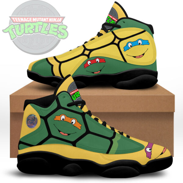 Tubopro Teenage Mutant Ninja Turtles AJ13 Sneakers Shoes For Men And Women