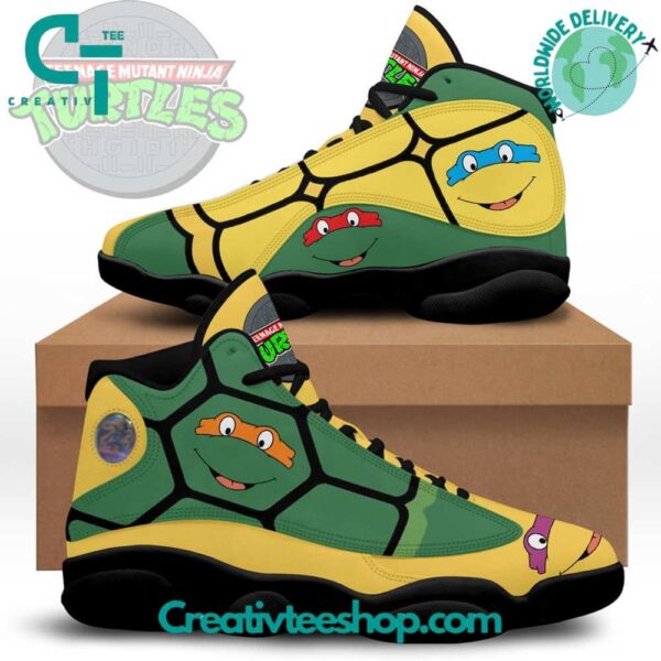 Tubopro Teenage Mutant Ninja Turtles AJ13 Sneakers Shoes For Men And Women