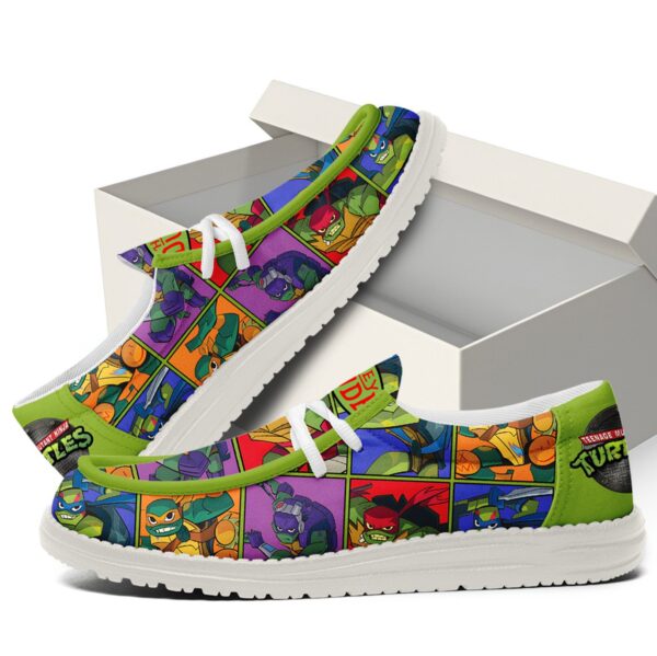 Tubopro Teenage Mutant Ninja Turtles Personalized Hey Dude Shoes For Men And Women - Image 3