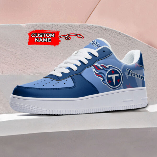 Tubopro Tennessee Titans NFL Air Low-Top Sneakers Shoes For Men And Women - Image 2