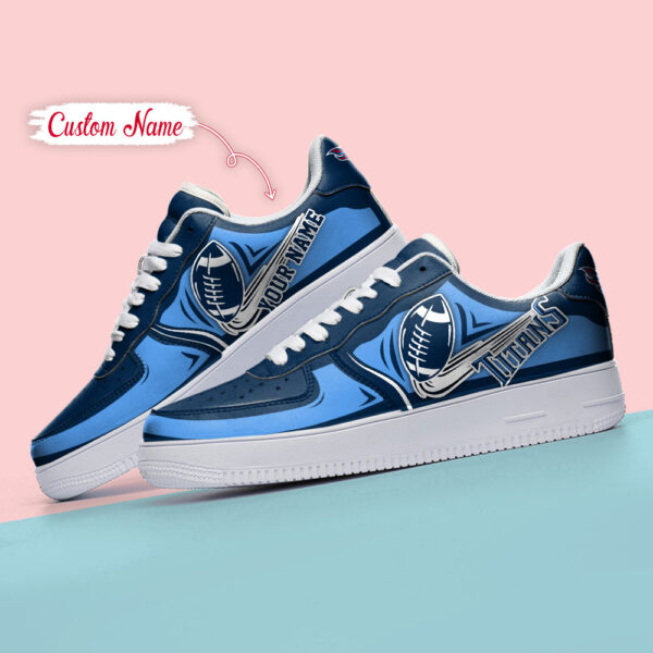 Tubopro Tennessee Titans NFL Air Low-Top Sneakers Shoes For Men And Women - Image 4