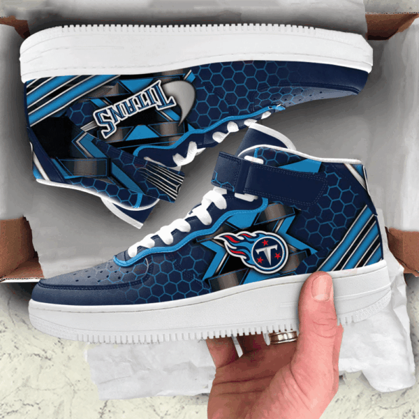 Tubopro Tennessee Titans NFL Air Low-Top Sneakers Shoes For Men And Women - Image 2