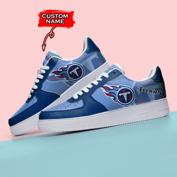 Tubopro Tennessee Titans NFL Air Low-Top Sneakers Shoes For Men And Women - Image 3