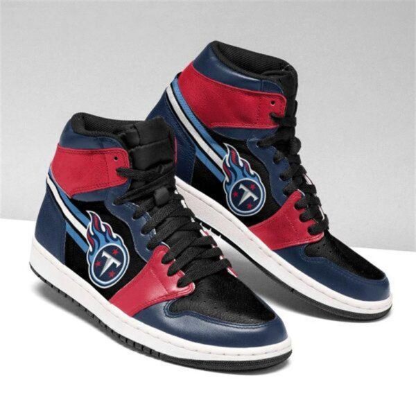 Tubopro Tennessee Titans NFL AJ1 High Sneakers Shoes For Men And Women