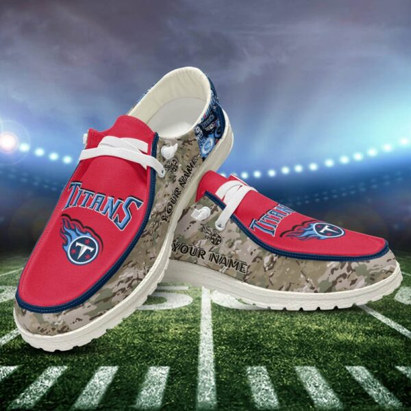 Tubopro Tennessee Titans Personalized Hey Dude Shoes For Men And Women