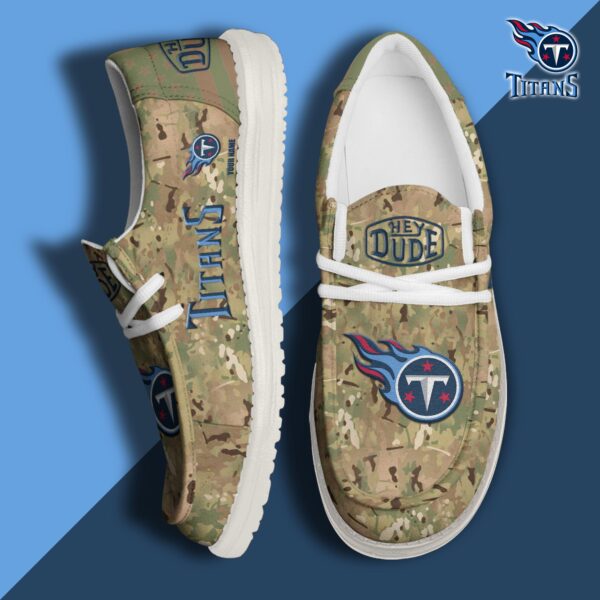 Tubopro Tennessee Titans Personalized Hey Dude Shoes For Men And Women