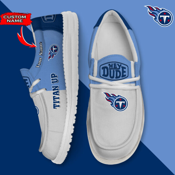Tubopro Tennessee Titans Personalized Hey Dude Shoes For Men And Women
