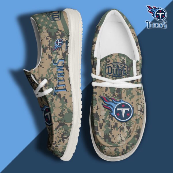 Tubopro Tennessee Titans Personalized Hey Dude Shoes For Men And Women