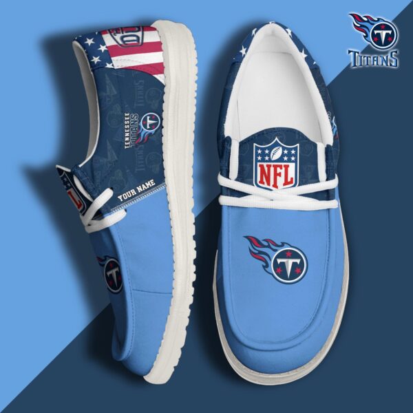 Tubopro Tennessee Titans Personalized Hey Dude Shoes For Men And Women