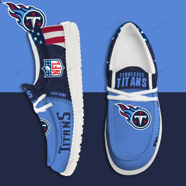 Tubopro Tennessee Titans Personalized Hey Dude Shoes For Men And Women
