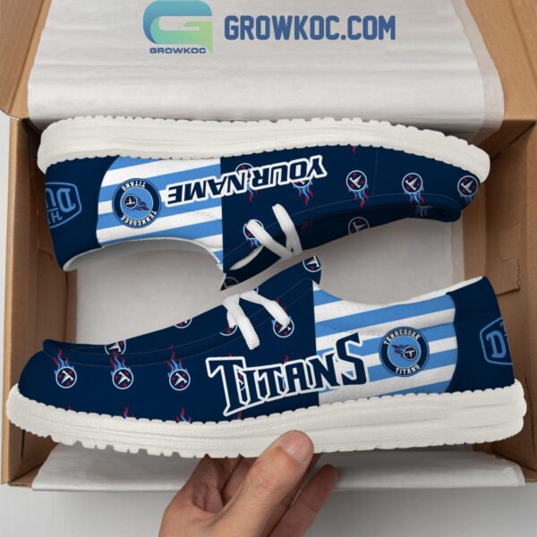 Tubopro Tennessee Titans Personalized Hey Dude Shoes For Men And Women