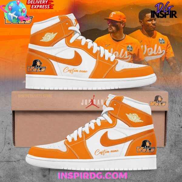 Tubopro Tennessee Vols AJ1 High Sneakers Shoes For Men And Women