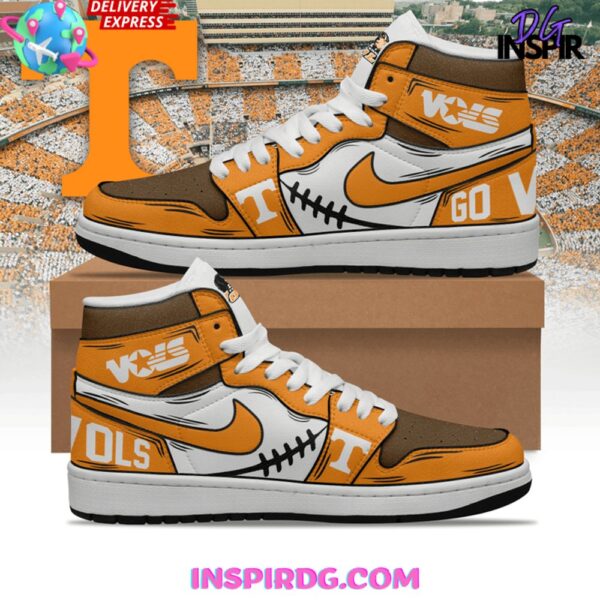 Tubopro Tennessee Volunteers AJ1 High Sneakers Shoes For Men And Women