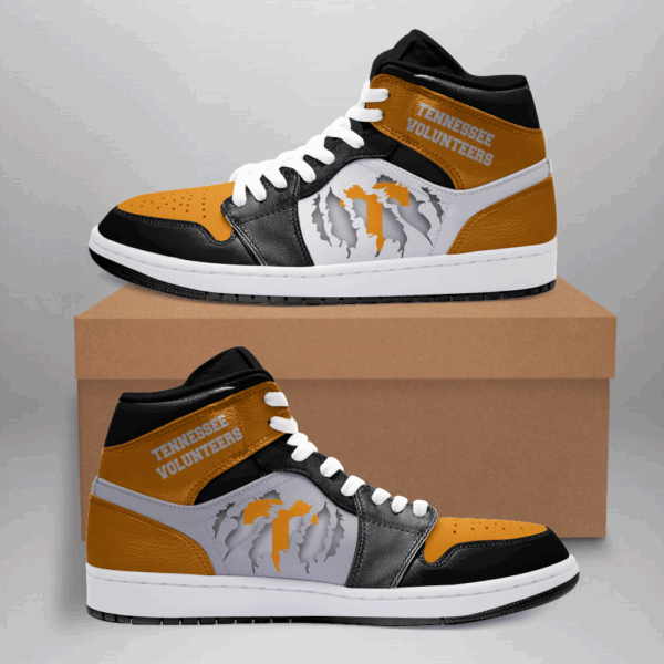 Tubopro Tennessee Volunteers AJ1 High Sneakers Shoes For Men And Women