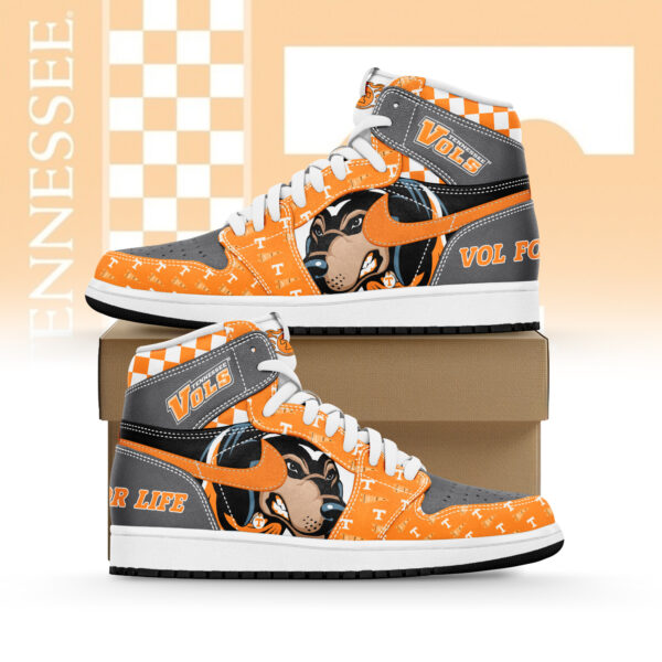 Tubopro Tennessee Volunteers AJ1 High Sneakers Shoes For Men And Women