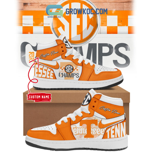 Tubopro Tennessee Volunteers AJ1 High Sneakers Shoes For Men And Women