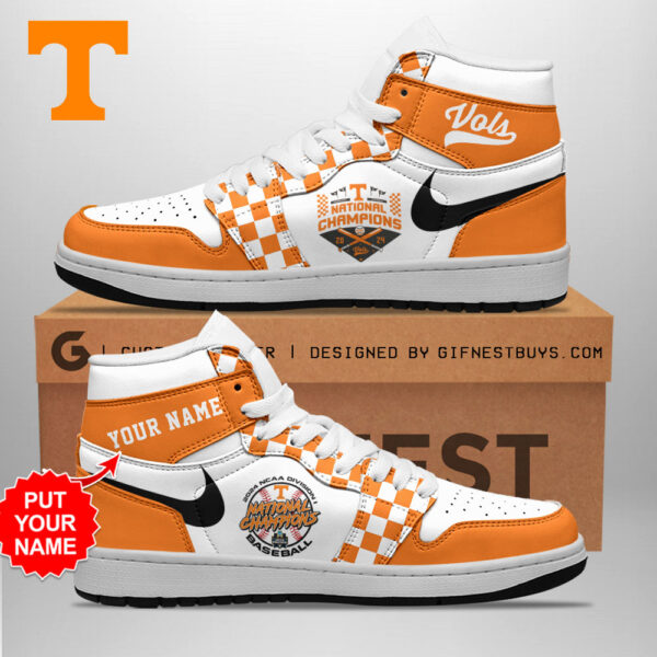 Tubopro Tennessee Volunteers AJ1 High Sneakers Shoes For Men And Women