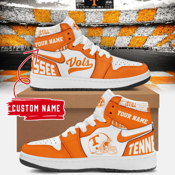 Tubopro Tennessee Volunteers AJ1 High Sneakers Shoes For Men And Women