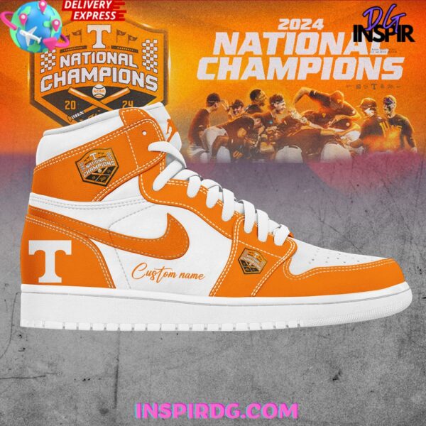 Tubopro Tennessee Volunteers AJ1 High Sneakers Shoes For Men And Women - Image 2