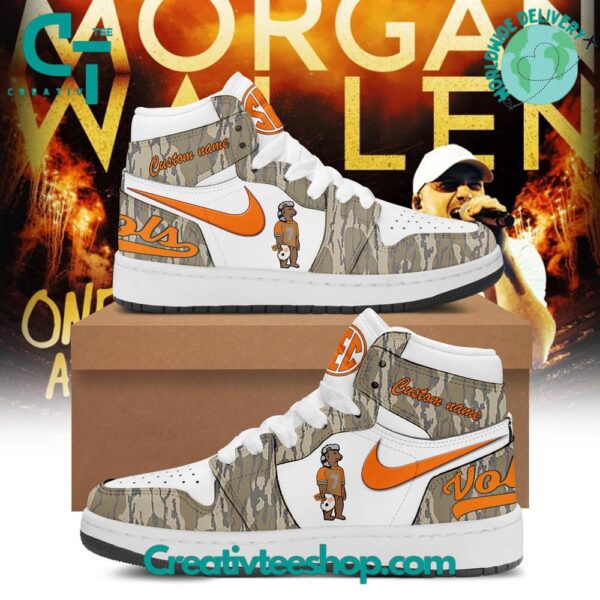 Tubopro Tennessee Volunteers AJ1 High Sneakers Shoes For Men And Women
