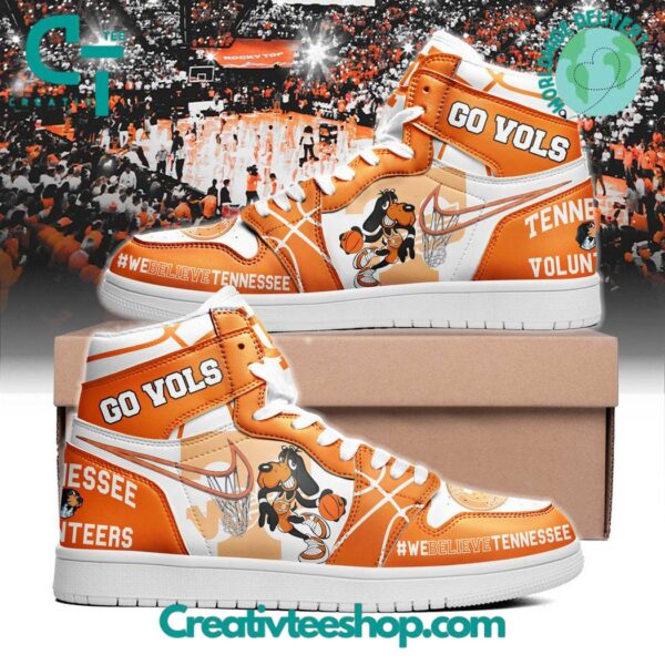 Tubopro Tennessee Volunteers AJ1 High Sneakers Shoes For Men And Women