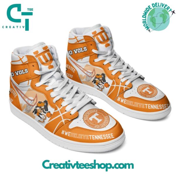 Tubopro Tennessee Volunteers AJ1 High Sneakers Shoes For Men And Women - Image 2