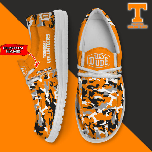 Tubopro Tennessee Volunteers Personalized Hey Dude Shoes For Men And Women