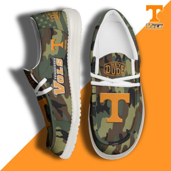 Tubopro Tennessee Volunteers Personalized Hey Dude Shoes For Men And Women